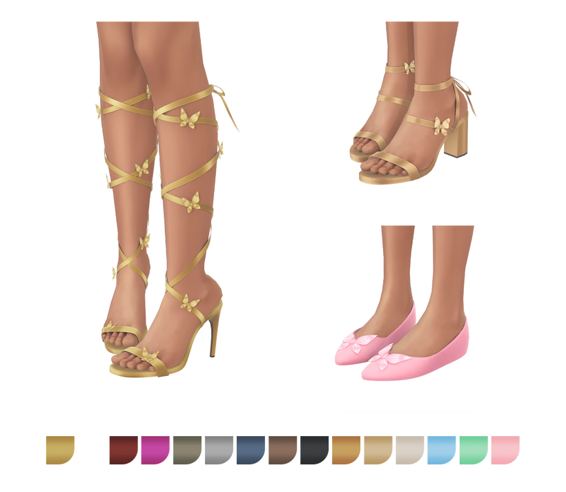 The Sims 4 Spring CAS: 30 CC Sets to Freshen Up Your Sims' Look! 81 papillion2