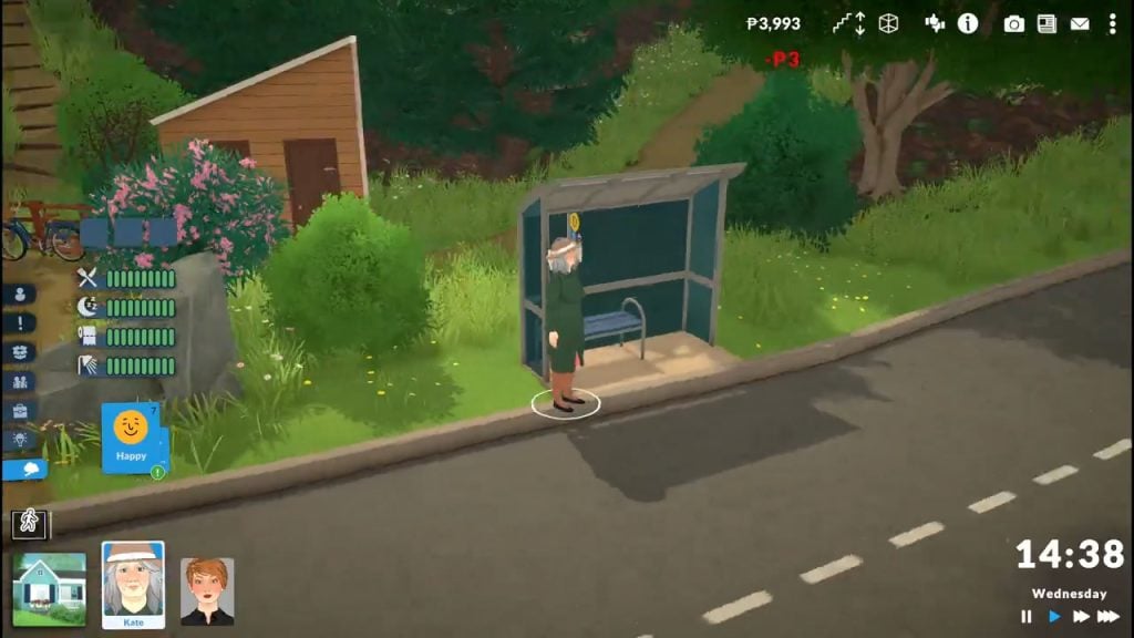 paralives bus stop at the picnic spot