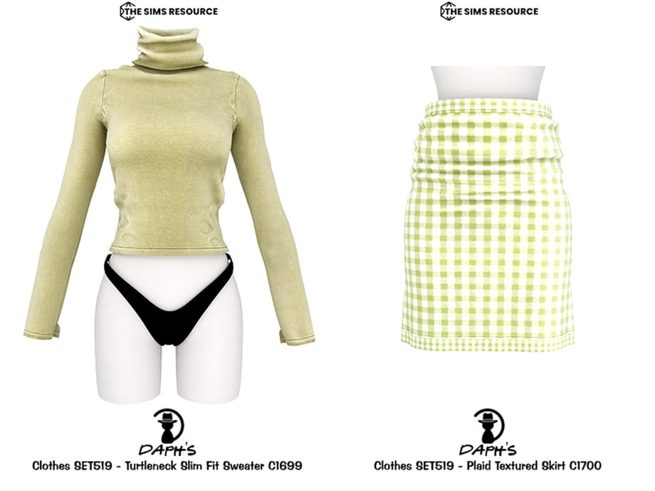 The Sims 4 Spring CAS: 30 CC Sets to Freshen Up Your Sims' Look! 47 set5193