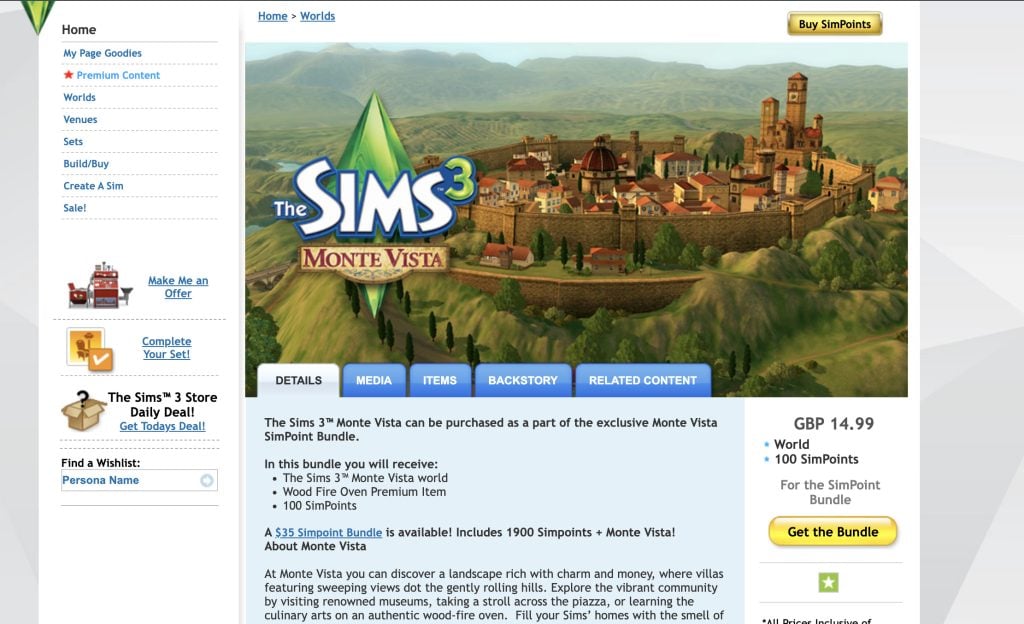 sims 3 store bundle