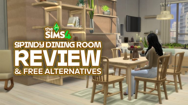 Marketplace Set Review: The Sims 4 Spindi Dining Room & Free Alternatives