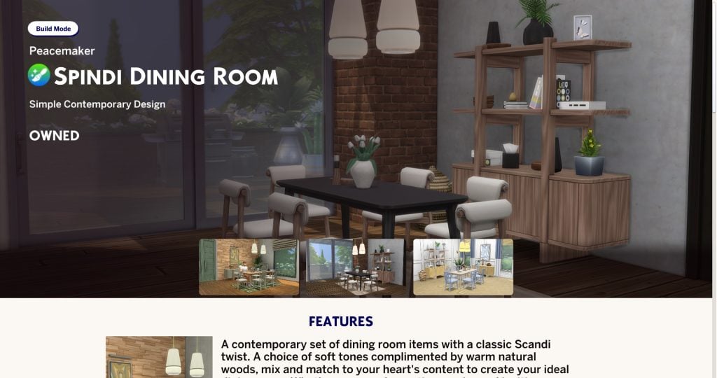 sims 4 spindi dining room