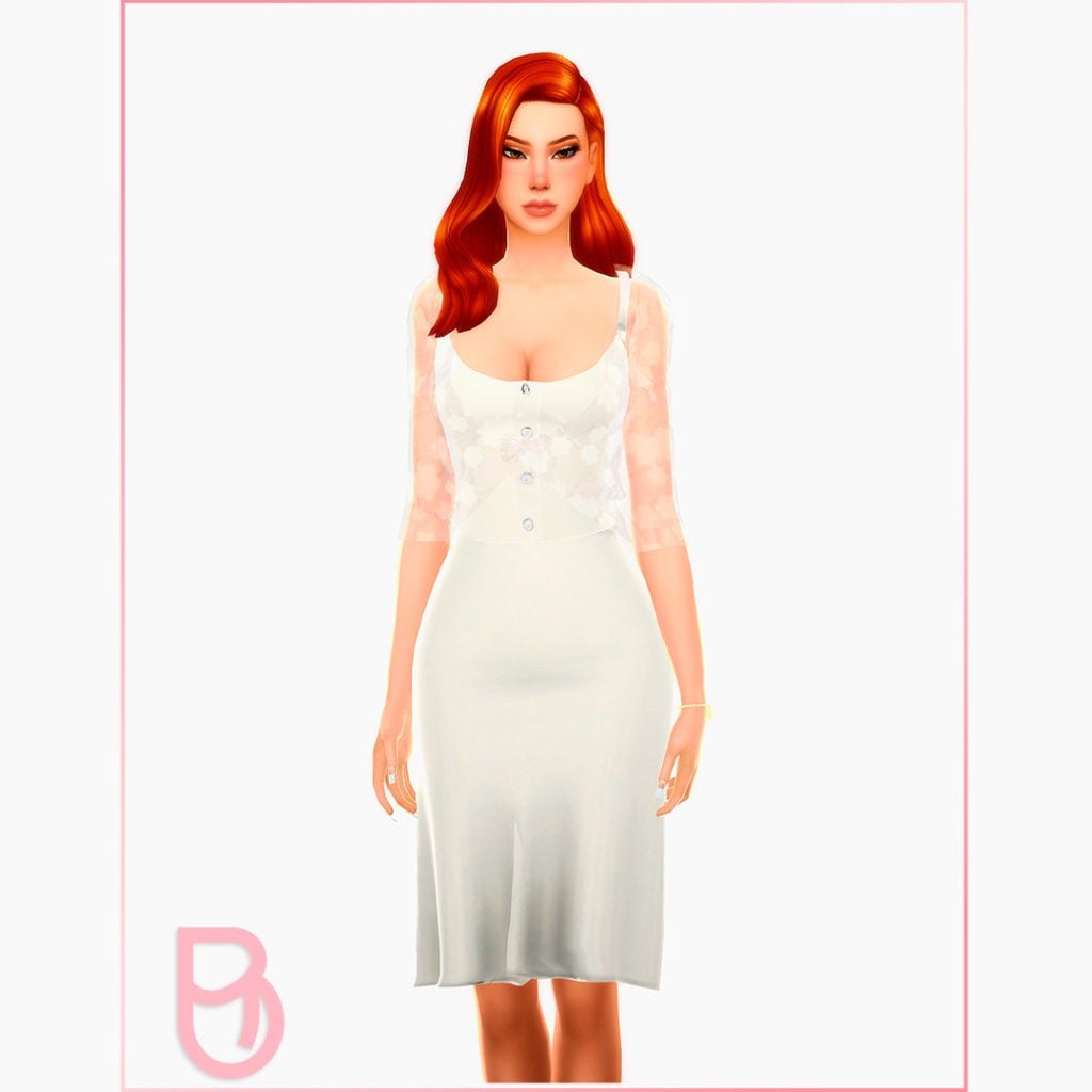 The Sims 4 Spring CAS: 30 CC Sets to Freshen Up Your Sims' Look! 4 springdress2