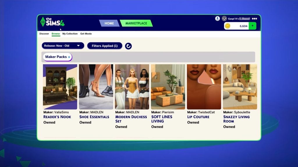 the sims 4 update preparations marketplace