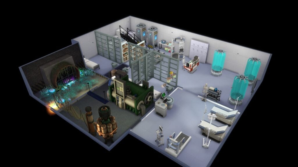 Aliens Disguised Residential Property Basement