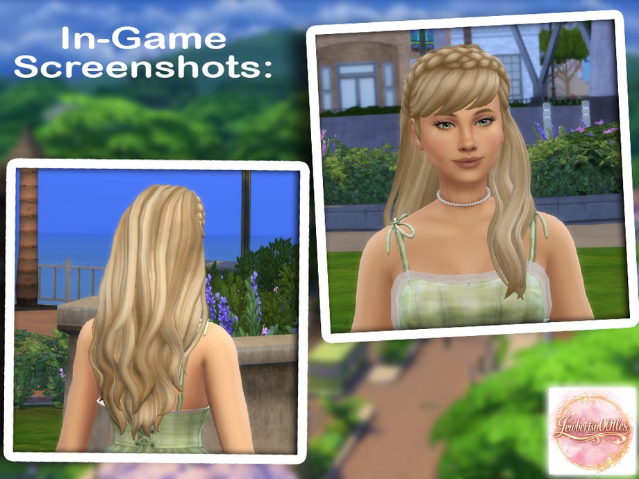 The Sims 4 Maxis Match Hairstyles CC: 80 Sets for Different Ages and Genders 17 AnastasiaHair2