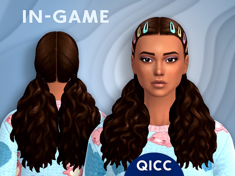 The Sims 4 Maxis Match Hairstyles CC: 80 Sets for Different Ages and Genders 21 Betsy2
