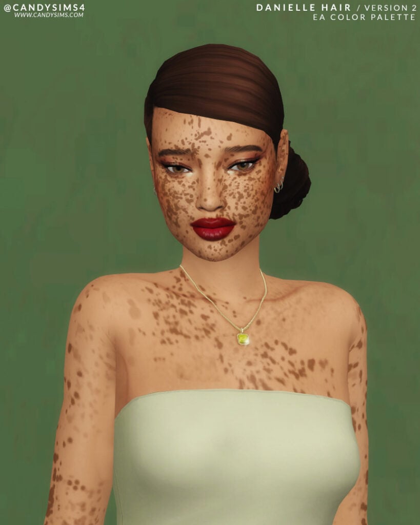 The Sims 4 Maxis Match Hairstyles CC: 80 Sets for Different Ages and Genders 49 Danielle2