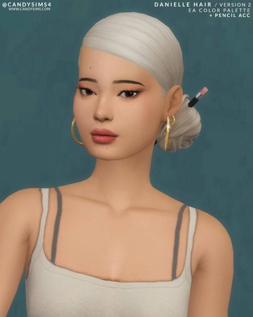 The Sims 4 Maxis Match Hairstyles CC: 80 Sets for Different Ages and Genders 50 Danielle5