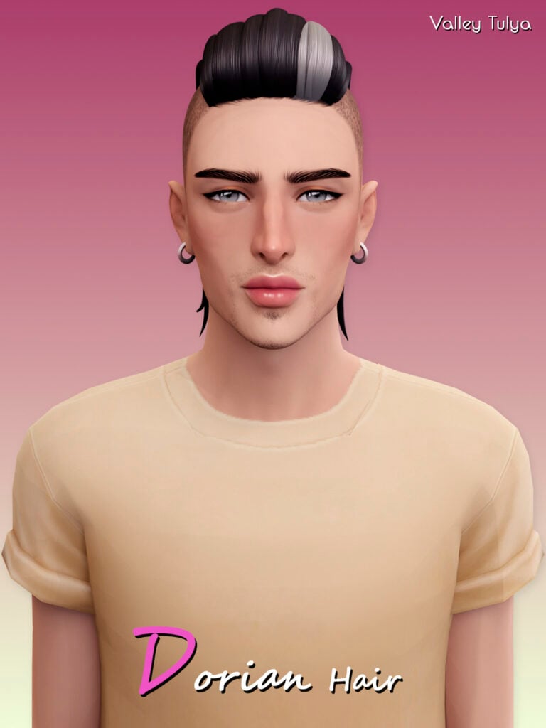 The Sims 4 Maxis Match Hairstyles CC: 80 Sets for Different Ages and Genders 71 DorianHairstyle