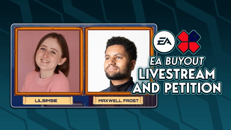 Lilsimsie and US Representative Announce Livestream Event and Petition in Response to EA Buyout