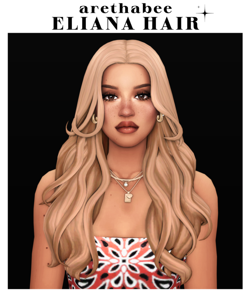 The Sims 4 Maxis Match Hairstyles CC: 80 Sets for Different Ages and Genders 9 ElianaHair1