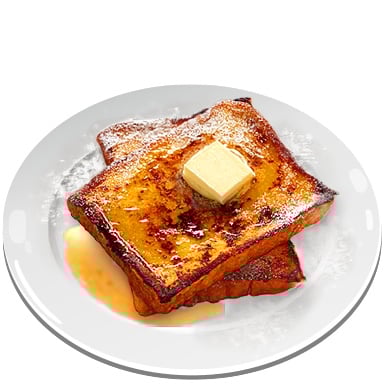 Tomodachi Life: Living The Dream Food and Drinks Overview 347 Food104 BRE FrenchToast