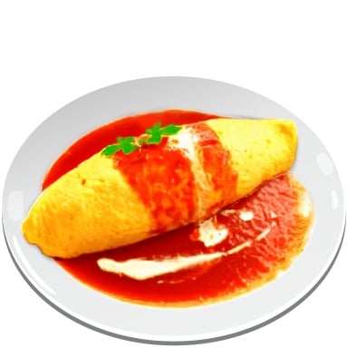 Tomodachi Life: Living The Dream Food and Drinks Overview 72 Food212 BRE Omurice