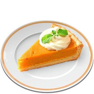 Tomodachi Life: Living The Dream Food and Drinks Overview 383 Food269 DES PumpkinPie