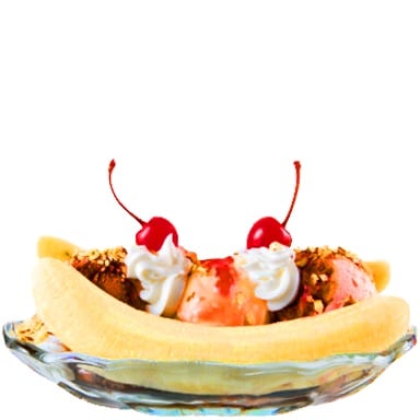 Tomodachi Life: Living The Dream Food and Drinks Overview 384 Food273 DES BananaSplit