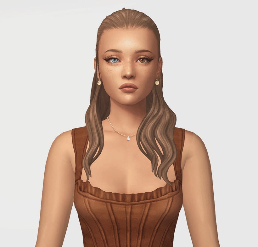 The Sims 4 Maxis Match Hairstyles CC: 80 Sets for Different Ages and Genders 41 Geraldine2 0000
