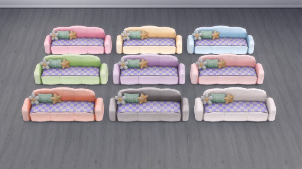 HYDRA Bubblegum Sofa Swatch