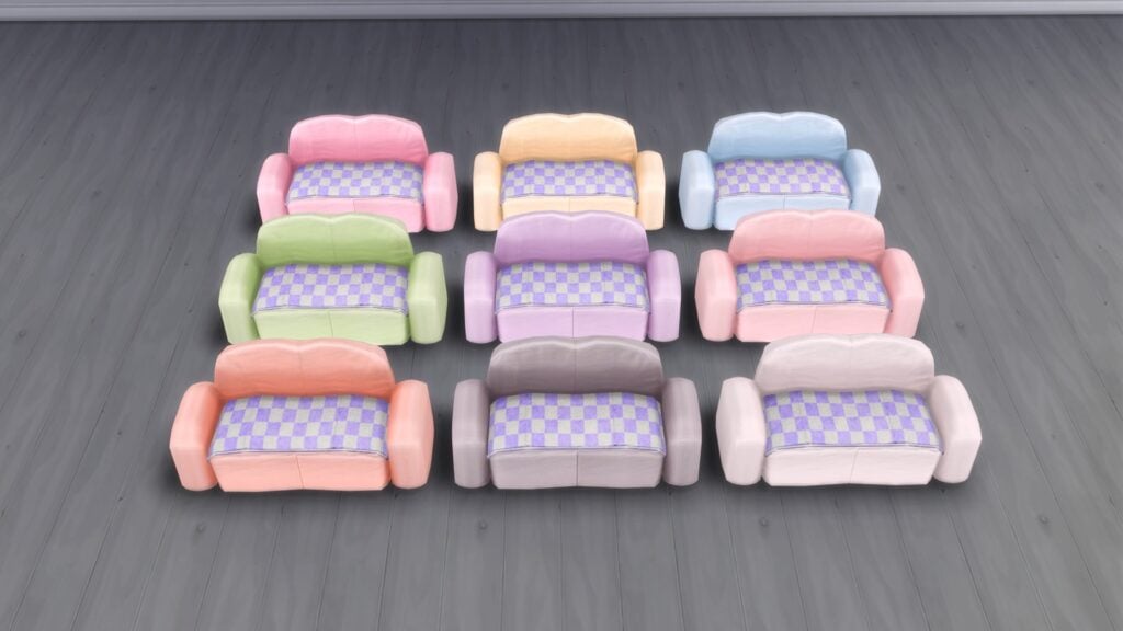 HYDRA Bubblegum Sweet Seat Loveseat Swatch