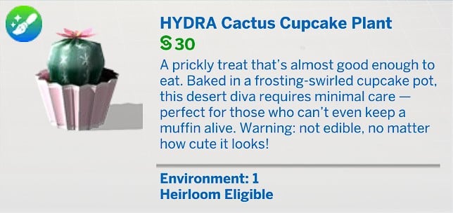 HYDRA Cactus Cupcake Plant