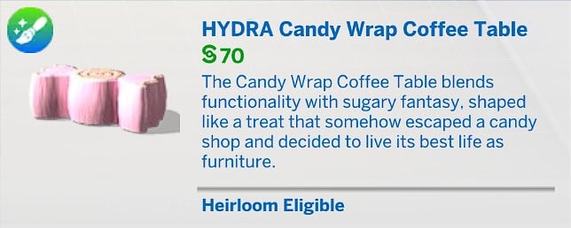 HYDRA Candy Wrap Coffee Table