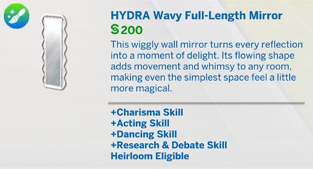 HYDRA Wavy Full Length Mirror