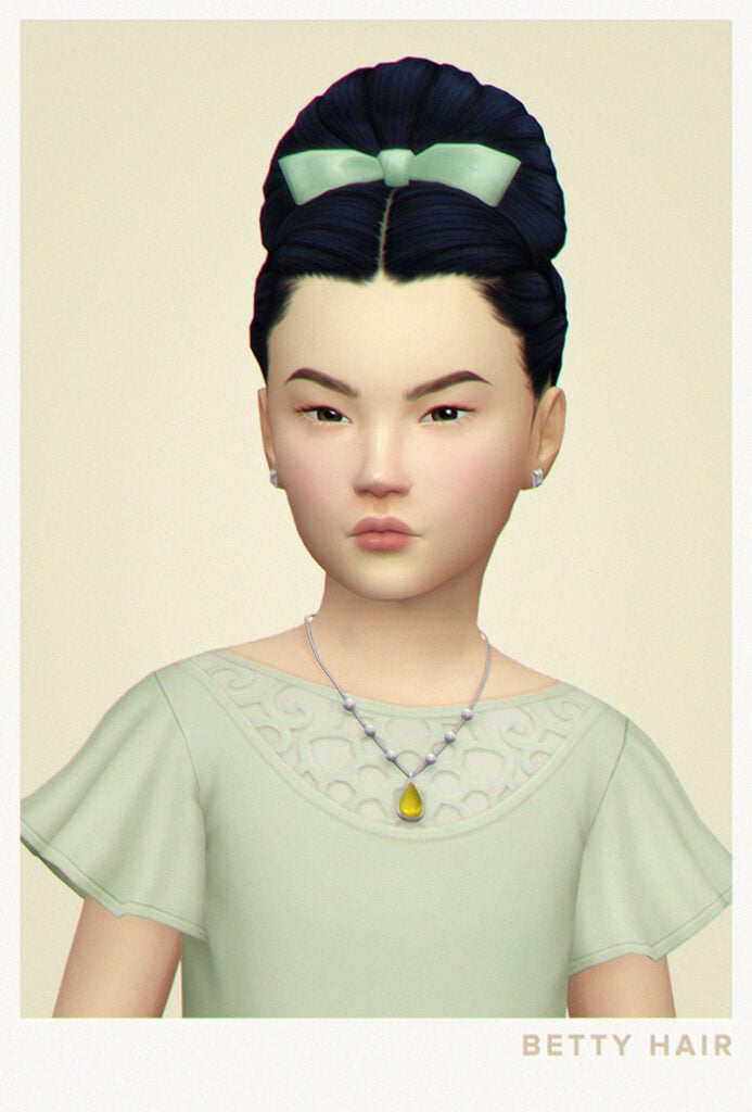 The Sims 4 Maxis Match Hairstyles CC: 80 Sets for Different Ages and Genders 135 HairSalon4