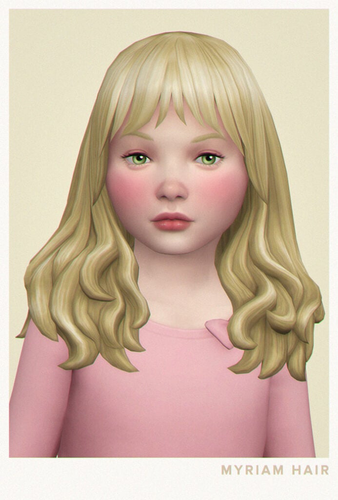 The Sims 4 Maxis Match Hairstyles CC: 80 Sets for Different Ages and Genders 129 HairSalon9