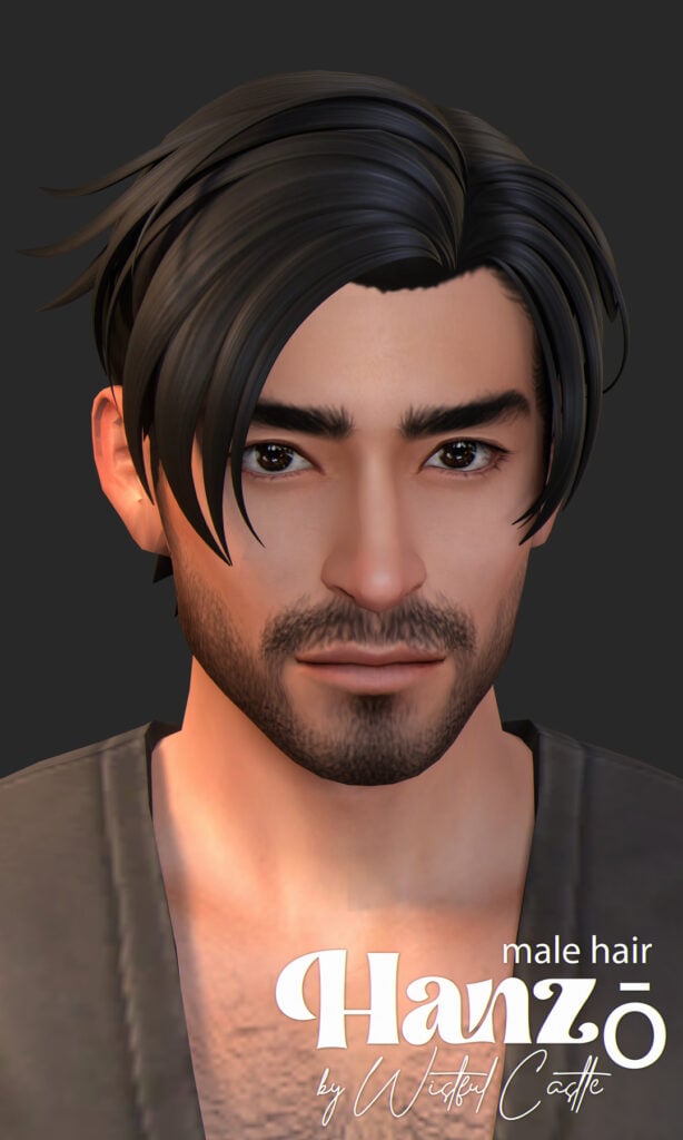 The Sims 4 Maxis Match Hairstyles CC: 80 Sets for Different Ages and Genders 80 HanzoHairstyle