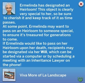 Guide to The Sims 4 Wills and Heirlooms from Life & Death Expansion Pack 10 Sims 4 Wills and Heirlooms, Sims 4 Life & Death, Designate an Heirloom