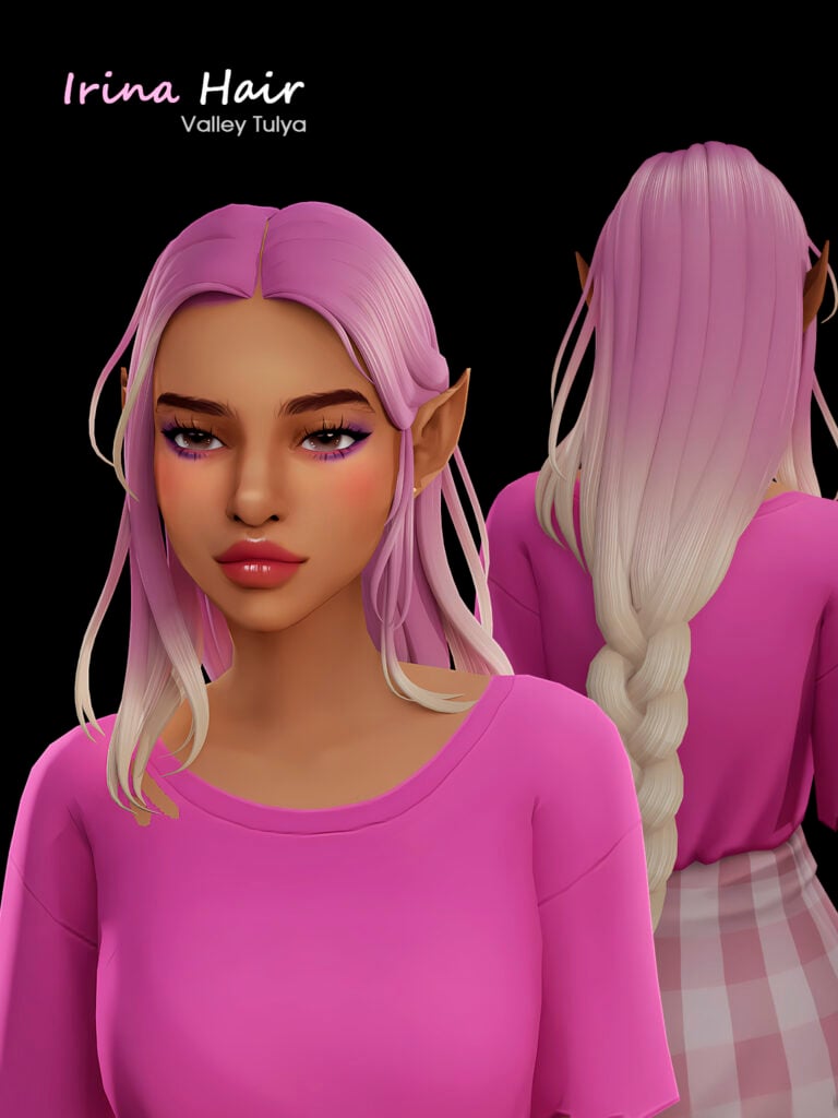 The Sims 4 Maxis Match Hairstyles CC: 80 Sets for Different Ages and Genders 26 IrinaHair