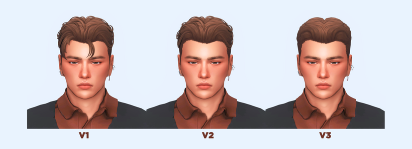 The Sims 4 Maxis Match Hairstyles CC: 80 Sets for Different Ages and Genders 70 Johnny2