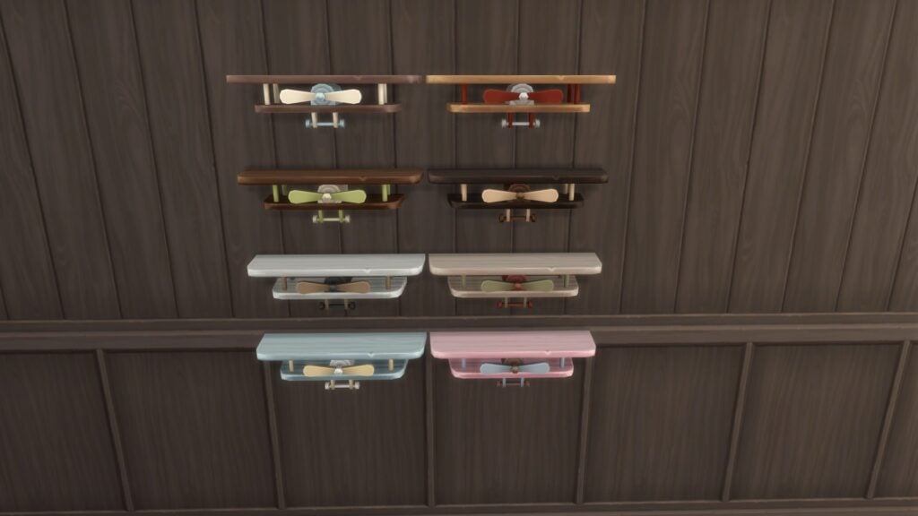 KKBsMM Airplane Propeller Shelf Swatch