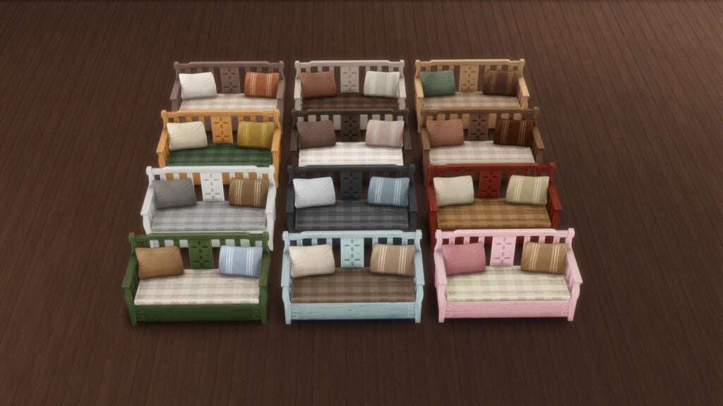 KKBsMM Carved Cottage Loveseat Swatch