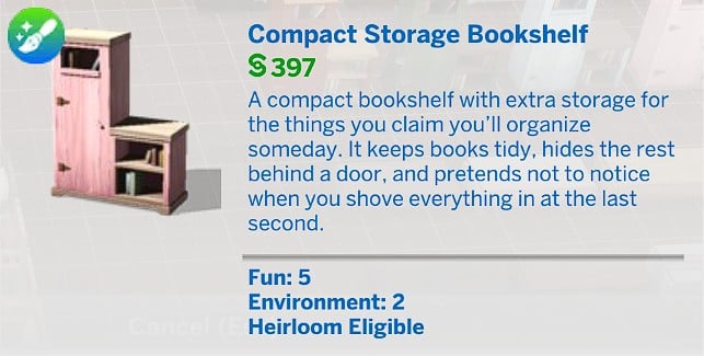 KKBsMM Compact Storage Bookshelf