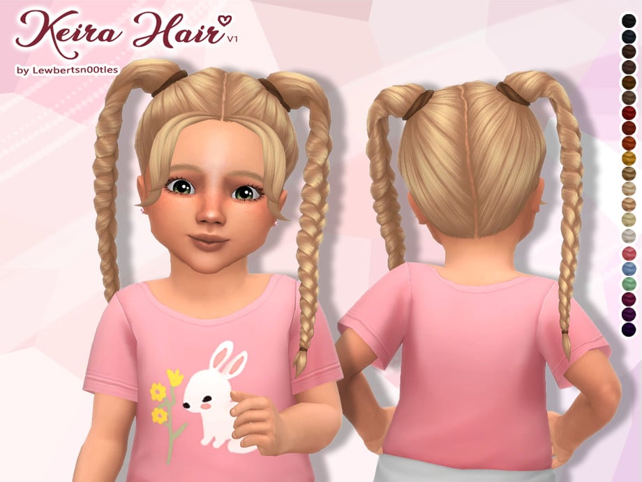 The Sims 4 Maxis Match Hairstyles CC: 80 Sets for Different Ages and Genders 92 Keira1
