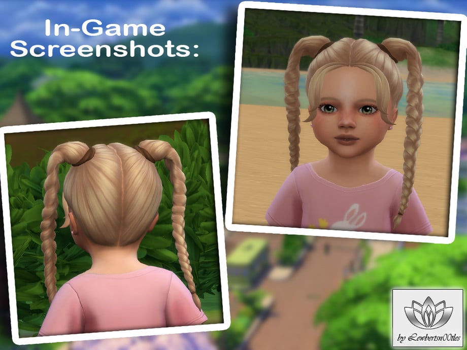 The Sims 4 Maxis Match Hairstyles CC: 80 Sets for Different Ages and Genders 93 Keira2