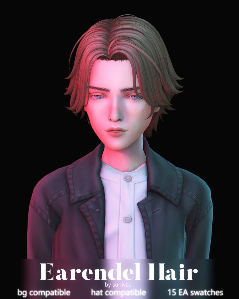 The Sims 4 Maxis Match Hairstyles CC: 80 Sets for Different Ages and Genders 150 KidsHairPack3