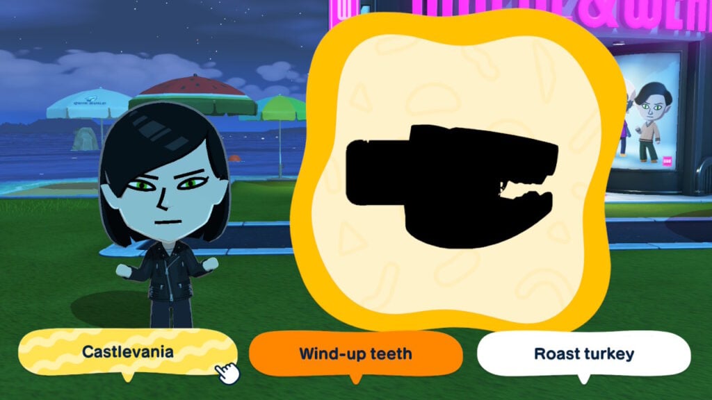 The Double Shadow Quiz Tomodachi Life minigame