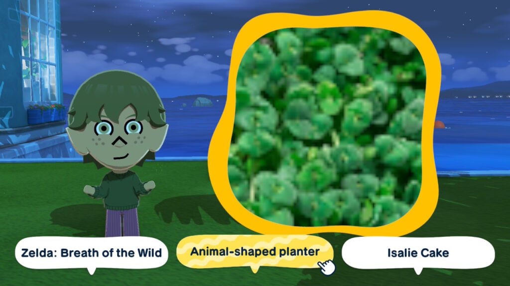 The zoom quiz Tomodachi Life minigame
