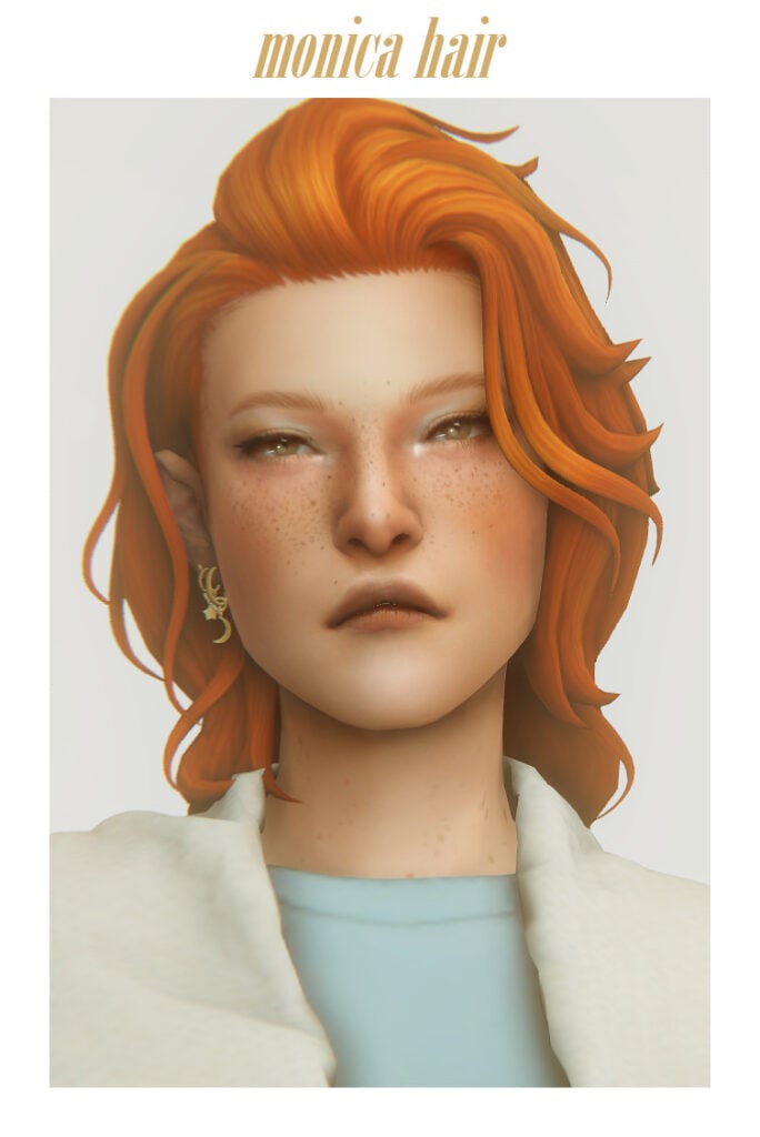 The Sims 4 Maxis Match Hairstyles CC: 80 Sets for Different Ages and Genders 126 MonicaNeal2