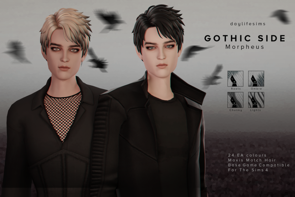 The Sims 4 Maxis Match Hairstyles CC: 80 Sets for Different Ages and Genders 82 Morpheus1