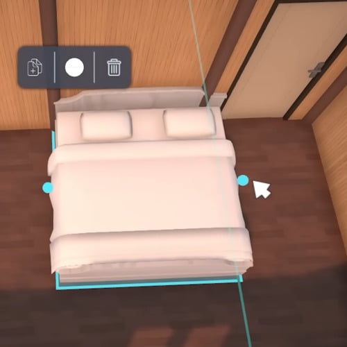 Object customization (color wheel, resizable objects, etc.)