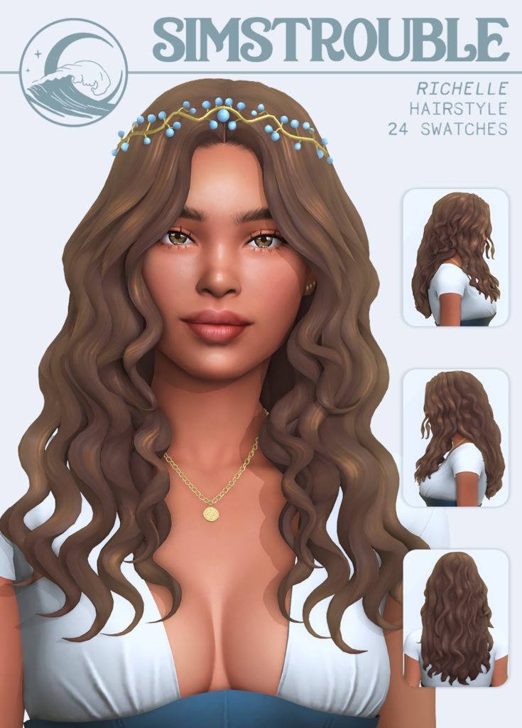 The Sims 4 Maxis Match Hairstyles CC: 80 Sets for Different Ages and Genders 144 Richelle1