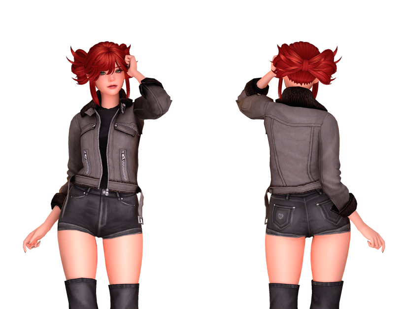 The Sims 4 Maxis Match Hairstyles CC: 80 Sets for Different Ages and Genders 58 Riyo2