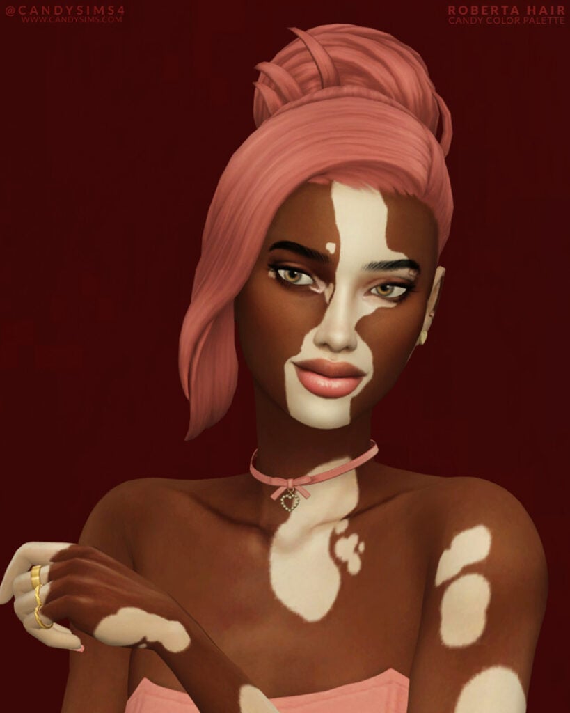 The Sims 4 Maxis Match Hairstyles CC: 80 Sets for Different Ages and Genders 45 Roberta3