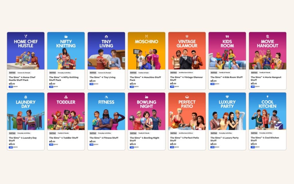 Sims 4 Publisher Sale