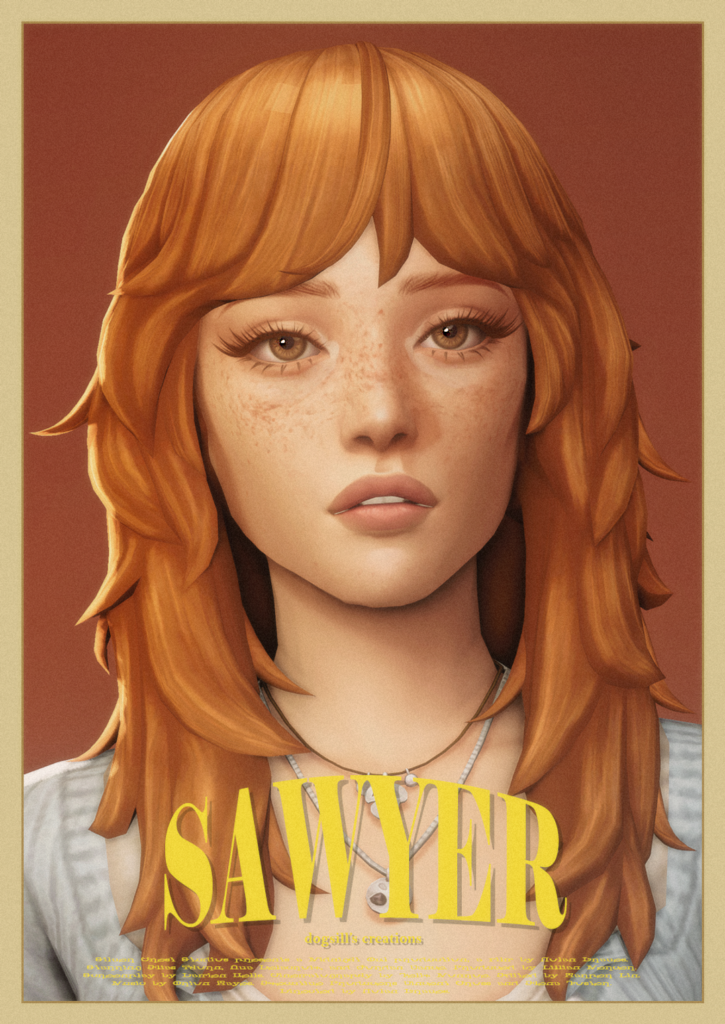 The Sims 4 Maxis Match Hairstyles CC: 80 Sets for Different Ages and Genders 38 Sawyer1