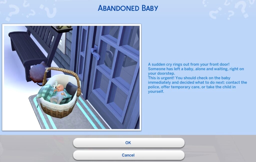 abandoned baby mod