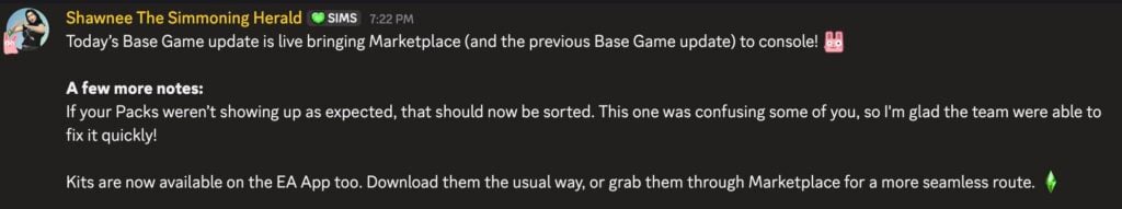 Change of Plans: The Sims 4 Kits Returning to EA App and Steam 6 Screenshot 2026 04 16 at 20.45.19